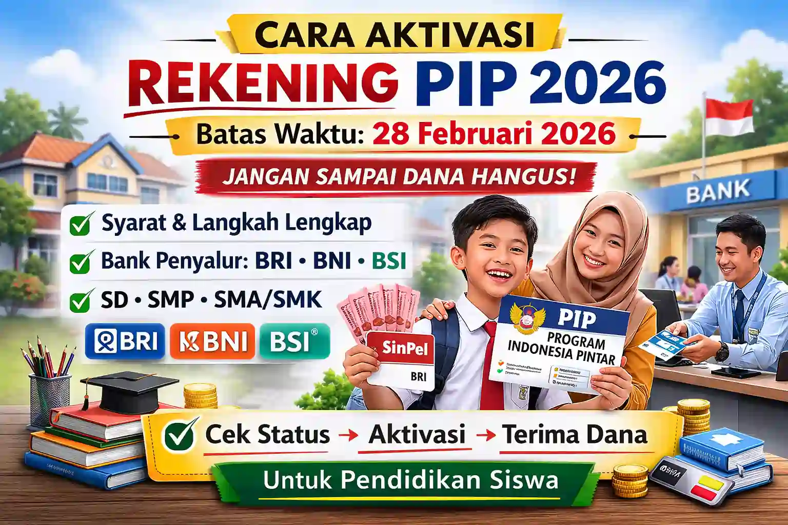 Mengaktifkan Rekening PIP