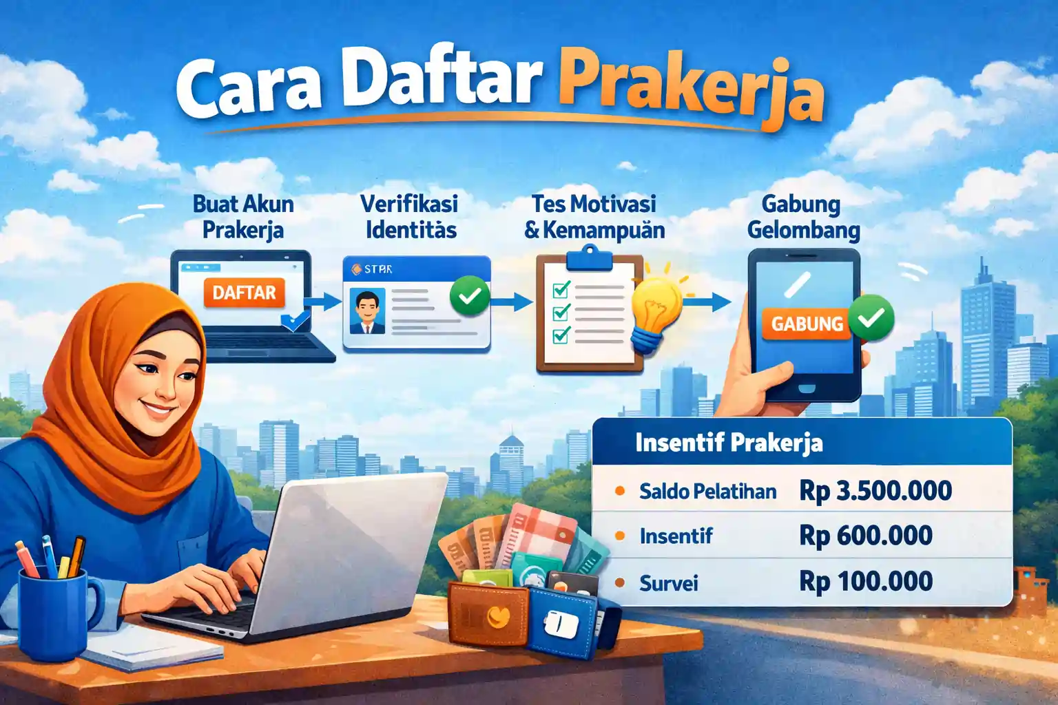cara daftar prakerja