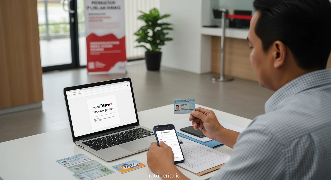 Cara Mengatasi Nik Ktp Tidak Terdaftar Dtsen
