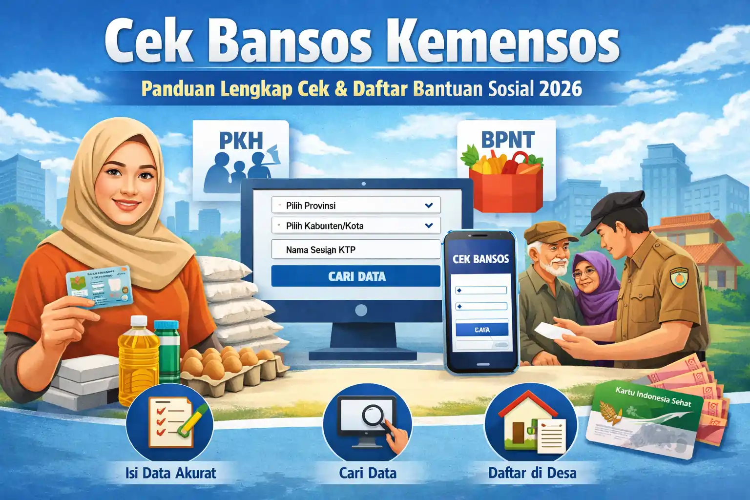 cek bansos kemensos