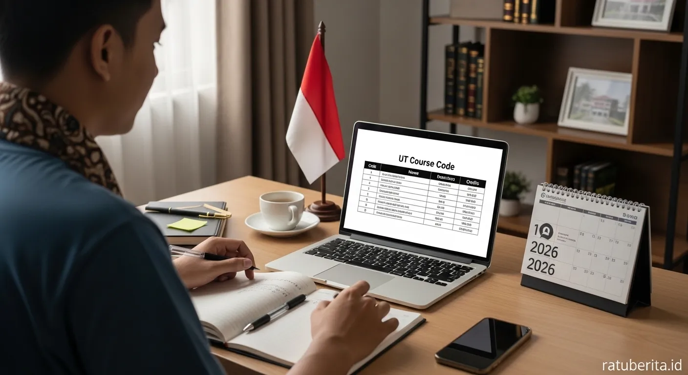 Kode Mata Kuliah UT