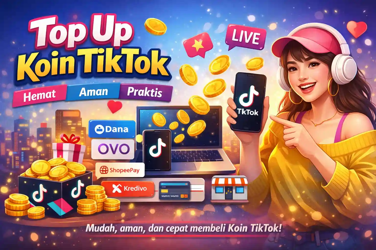 top up koin tiktok