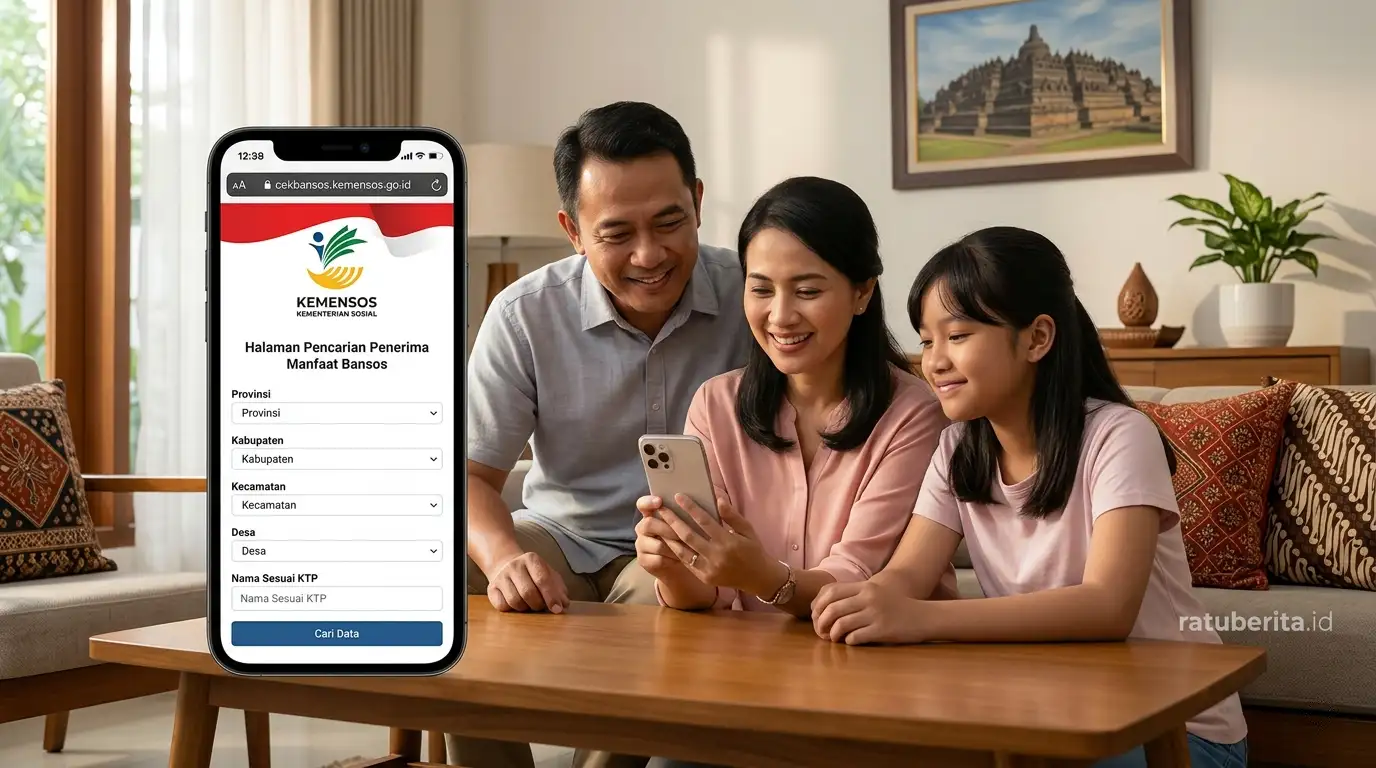 Akses Portal Resmi Pencarian Data Kemensos