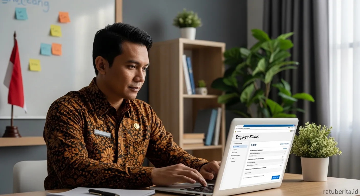 Cara Melihat Status Kepegawaian Di Ruang Gtk