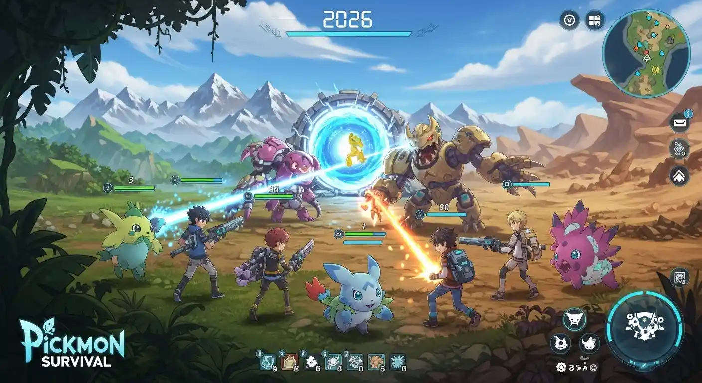 Gameplay Pickmon Survival Mirip Palworld