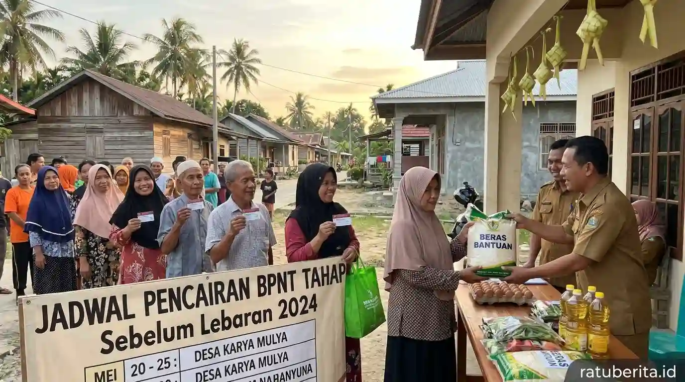 Jadwal Lengkap Pencairan Bpnt Sebelum Lebaran
