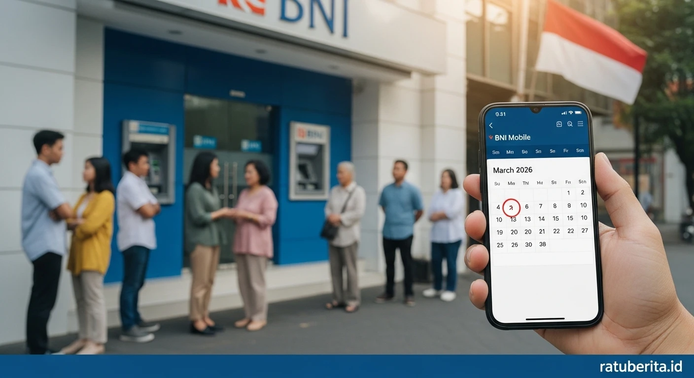 jadwal operasional terbatas bni maret 2026