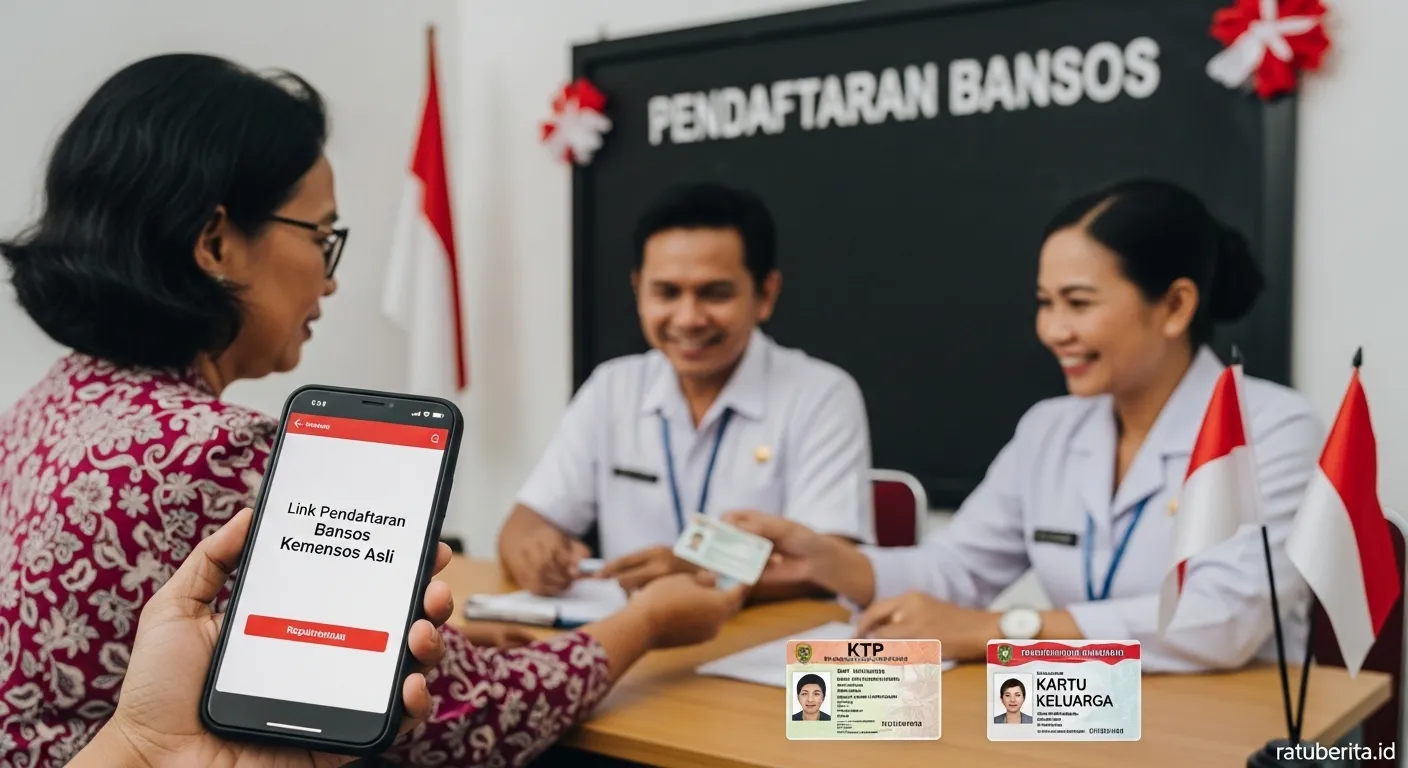 Link Pendaftaran Bansos Kemensos Asli
