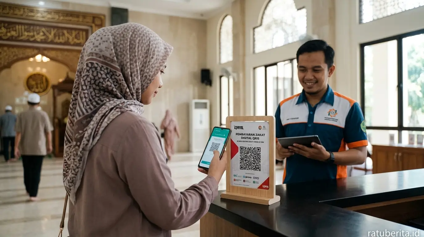 Pembayaran Zakat Digital QRIS
