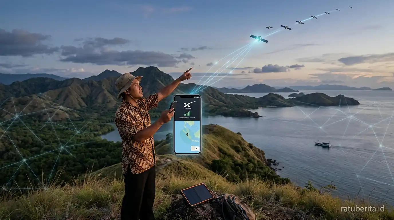 Potensi Jaringan Langsung Satelit Starlink Mobile