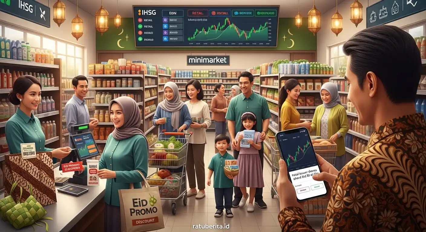 saham emiten ritel jelang idul fitri
