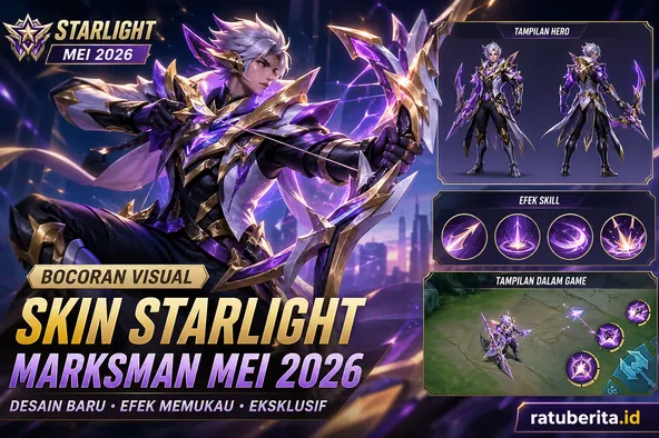 Bocoran Visual Skin Starlight Marksman Mei 2026
