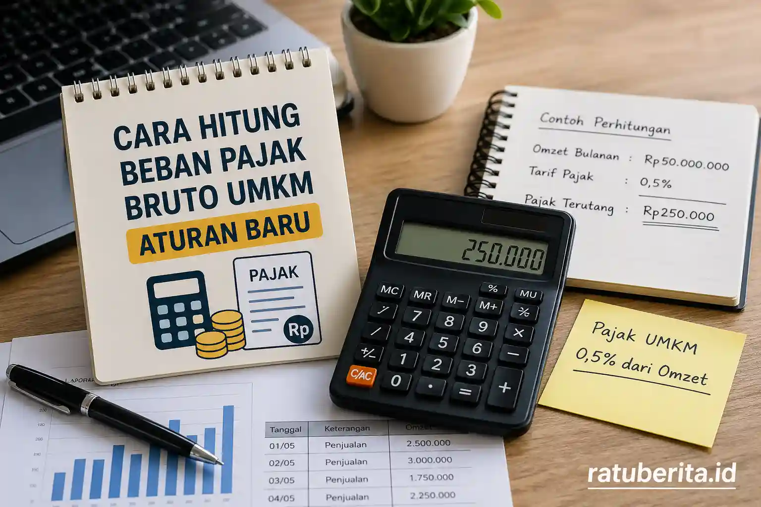 Cara Hitung Beban Pajak Bruto Umkm Aturan Baru