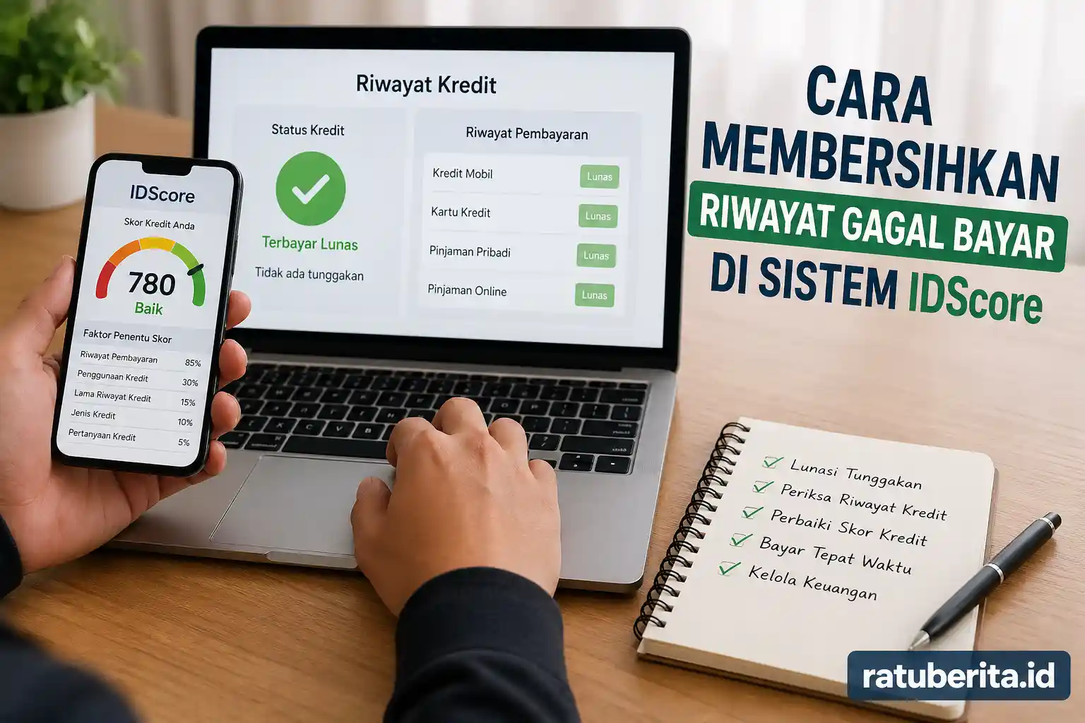 Cara Membersihkan Riwayat Gagal Bayar Di Sistem Idscore