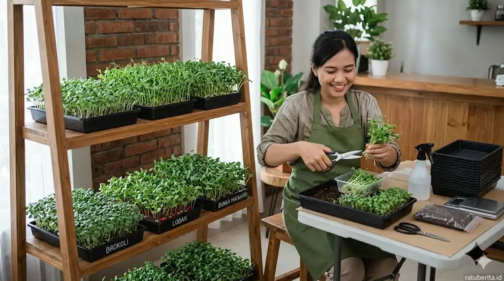 Cara Memulai Usaha Microgreen Rumahan