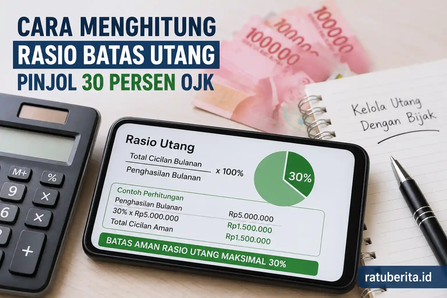 Cara Menghitung Rasio Batas Utang Pinjol 30 Persen Ojk