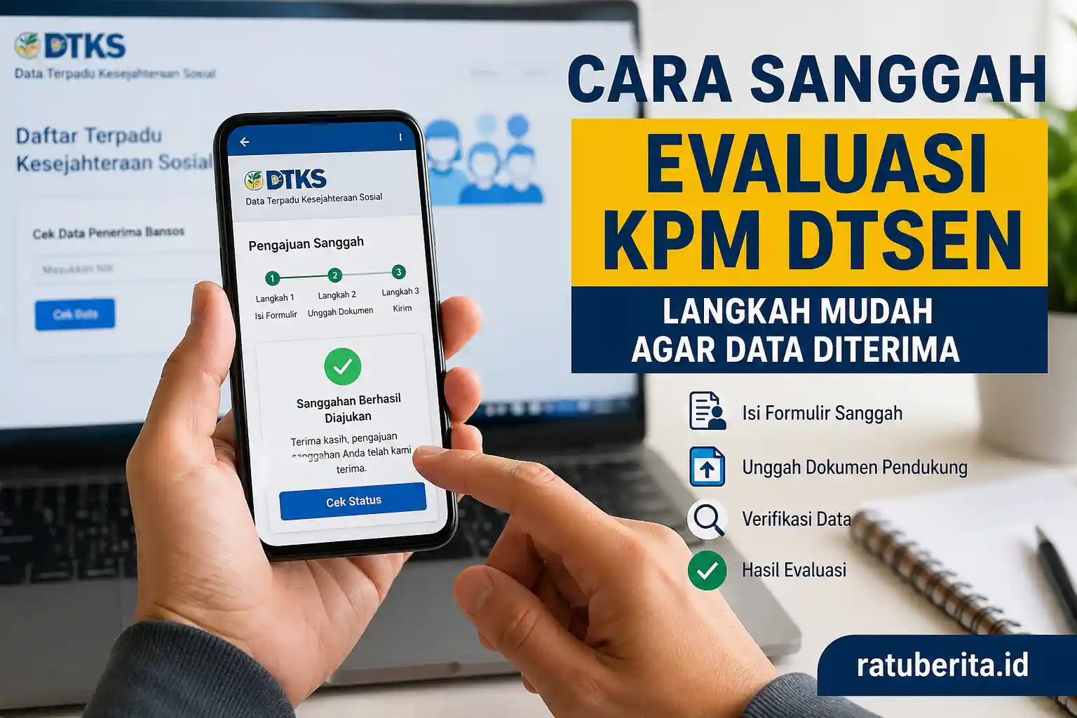 Cara Sanggah Evaluasi Kpm Dtsen