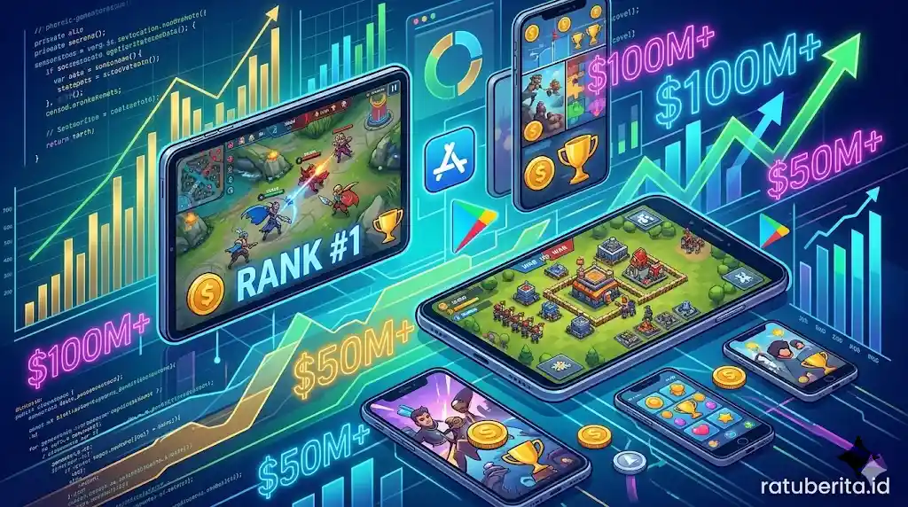 Daftar Game Mobile Terlaris Sensor Tower