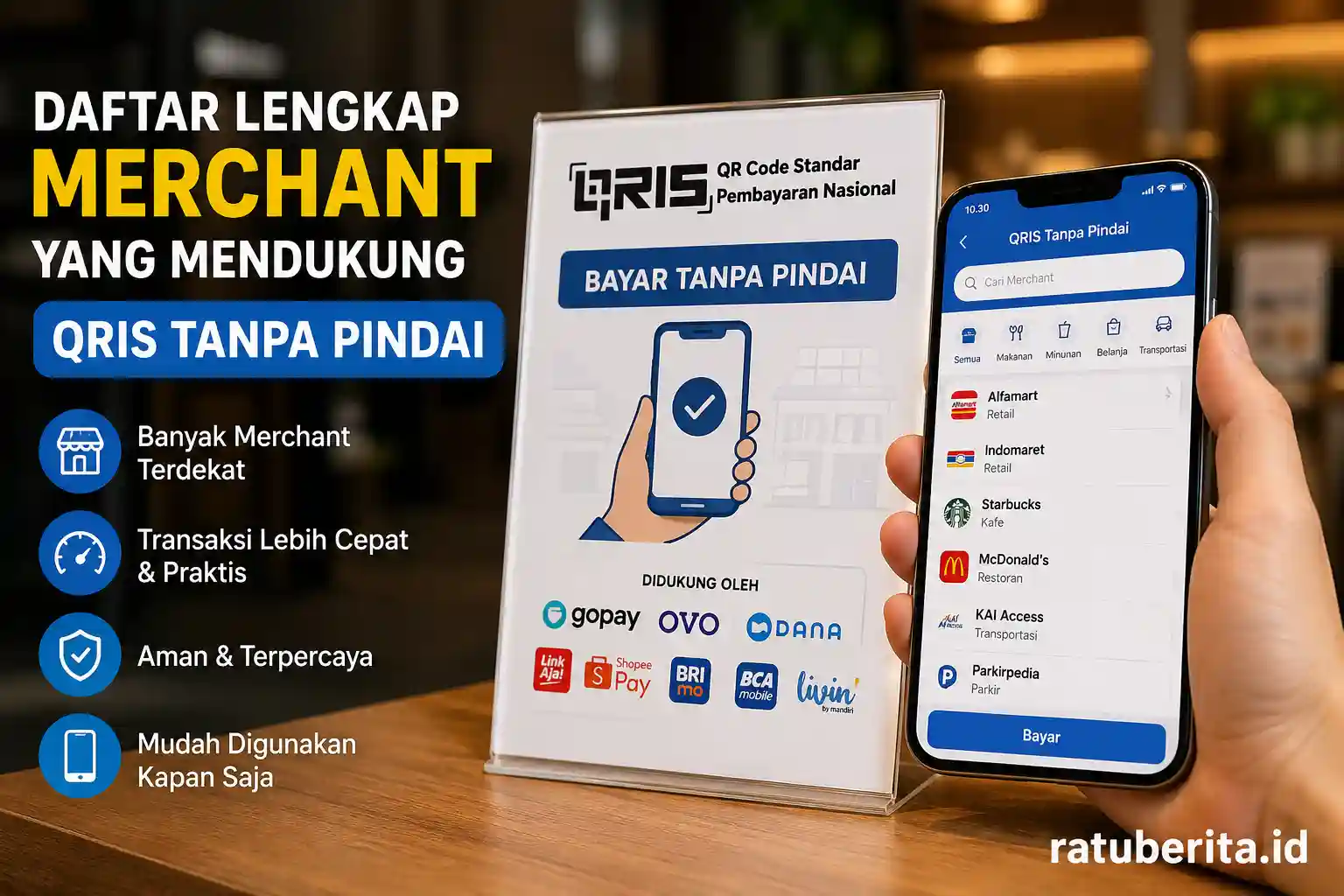 Daftar Lengkap Merchant Yang Mendukung Qris Tanpa Pindai