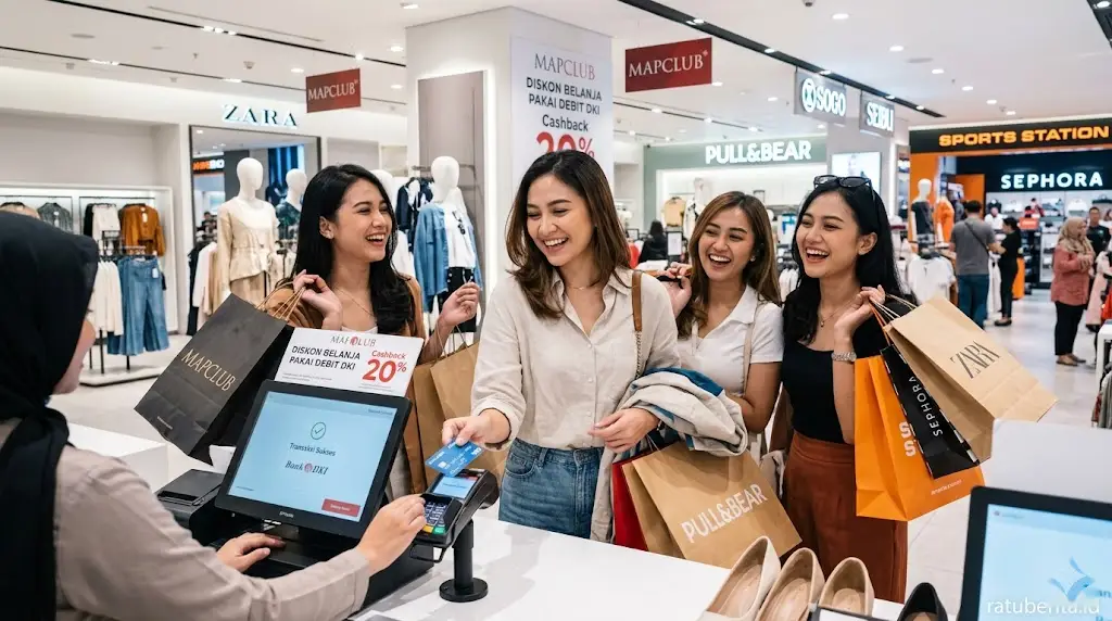 Diskon Belanja Mapclub Pakai Debit Dki