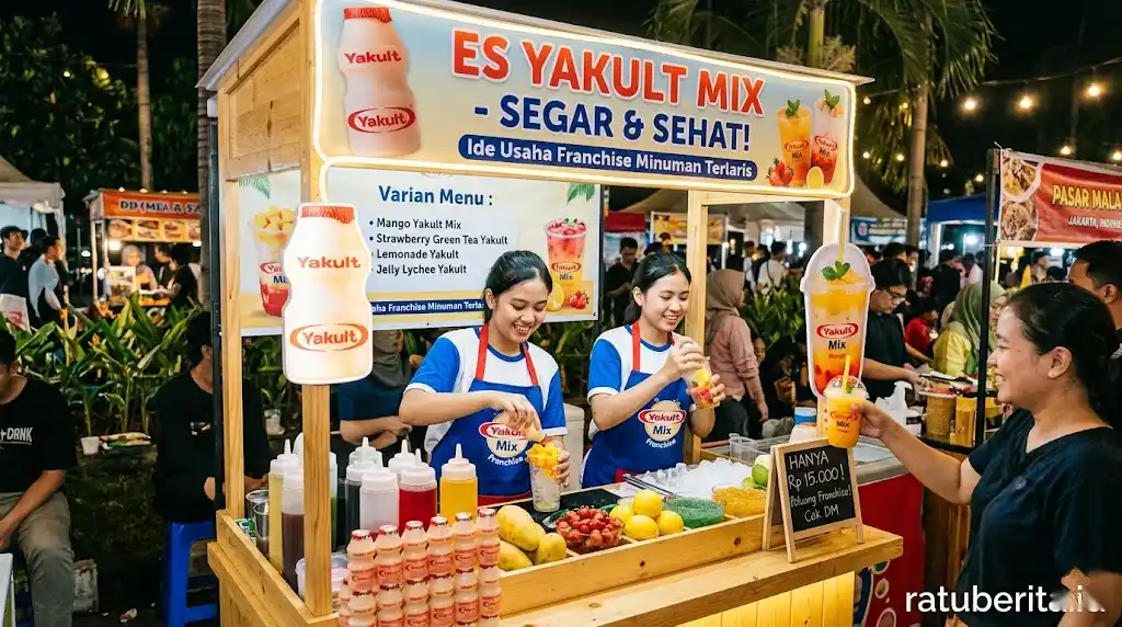 Ide Usaha Franchise Minuman Yakult Mix