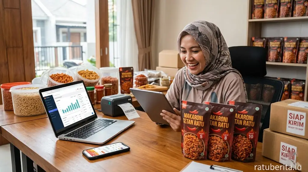 Keuntungan Bisnis Makaroni Pedas Level Online