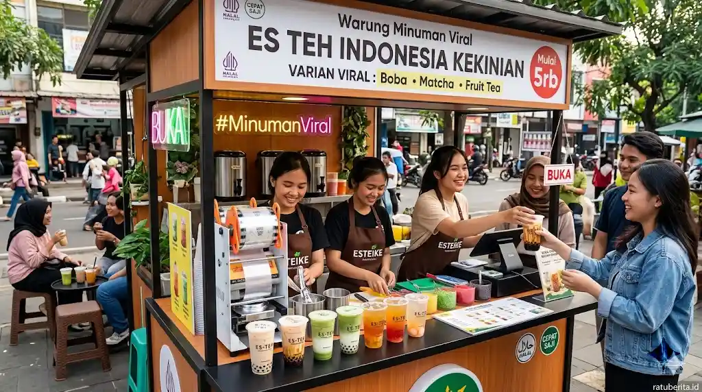 Modal Bikin Franchise Minuman Viral