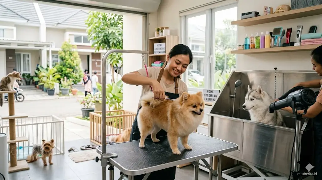 Peluang Usaha Pet Grooming Perumahan