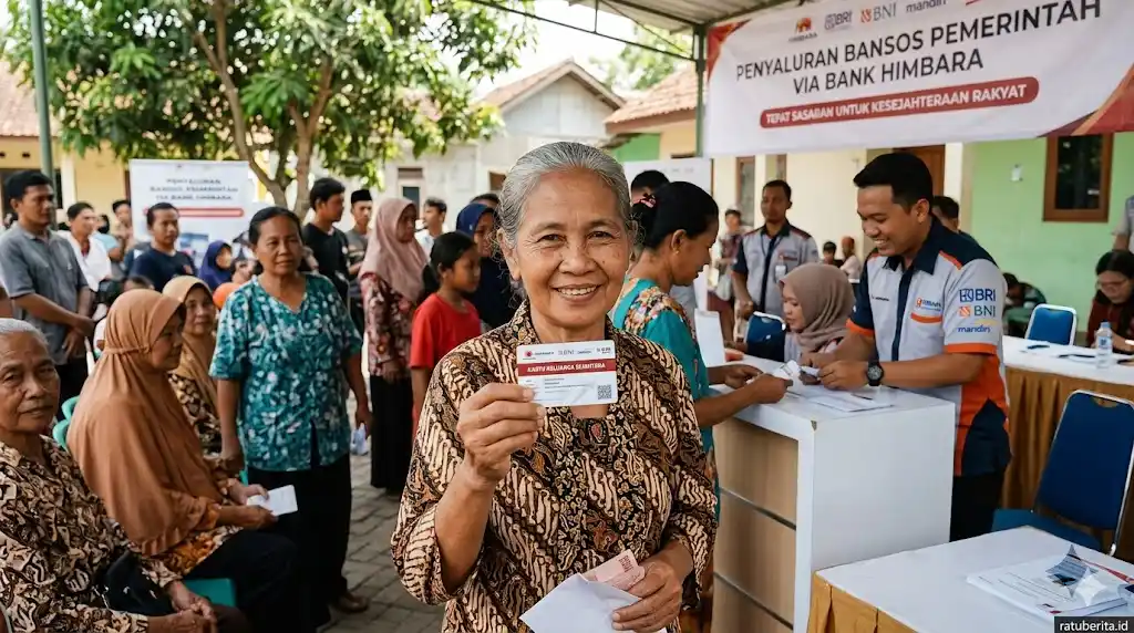 Peran Bank Himbara Salurkan Bansos