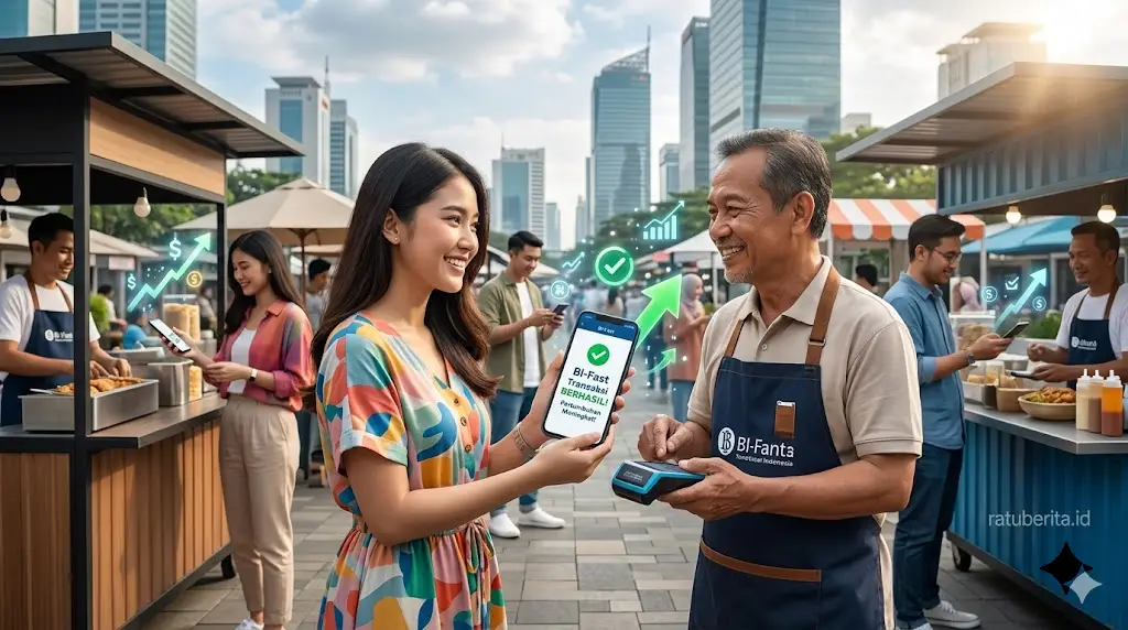 Pertumbuhan Transaksi Bi Fast Harian