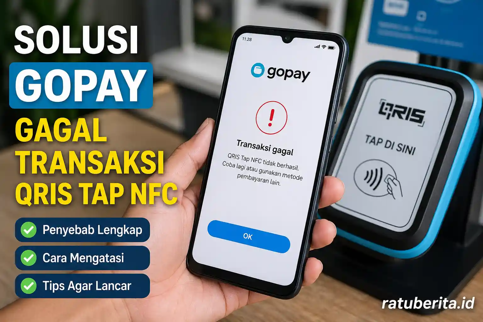 Solusi Aplikasi Gopay Gagal Transaksi Qris Tap Nfc