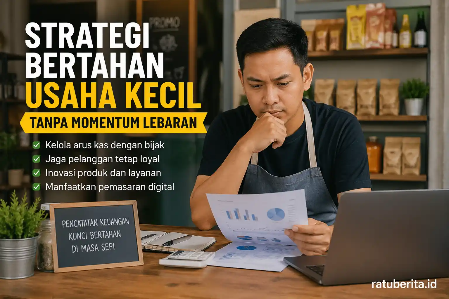 Strategi Bertahan Usaha Kecil Tanpa Momentum Lebaran