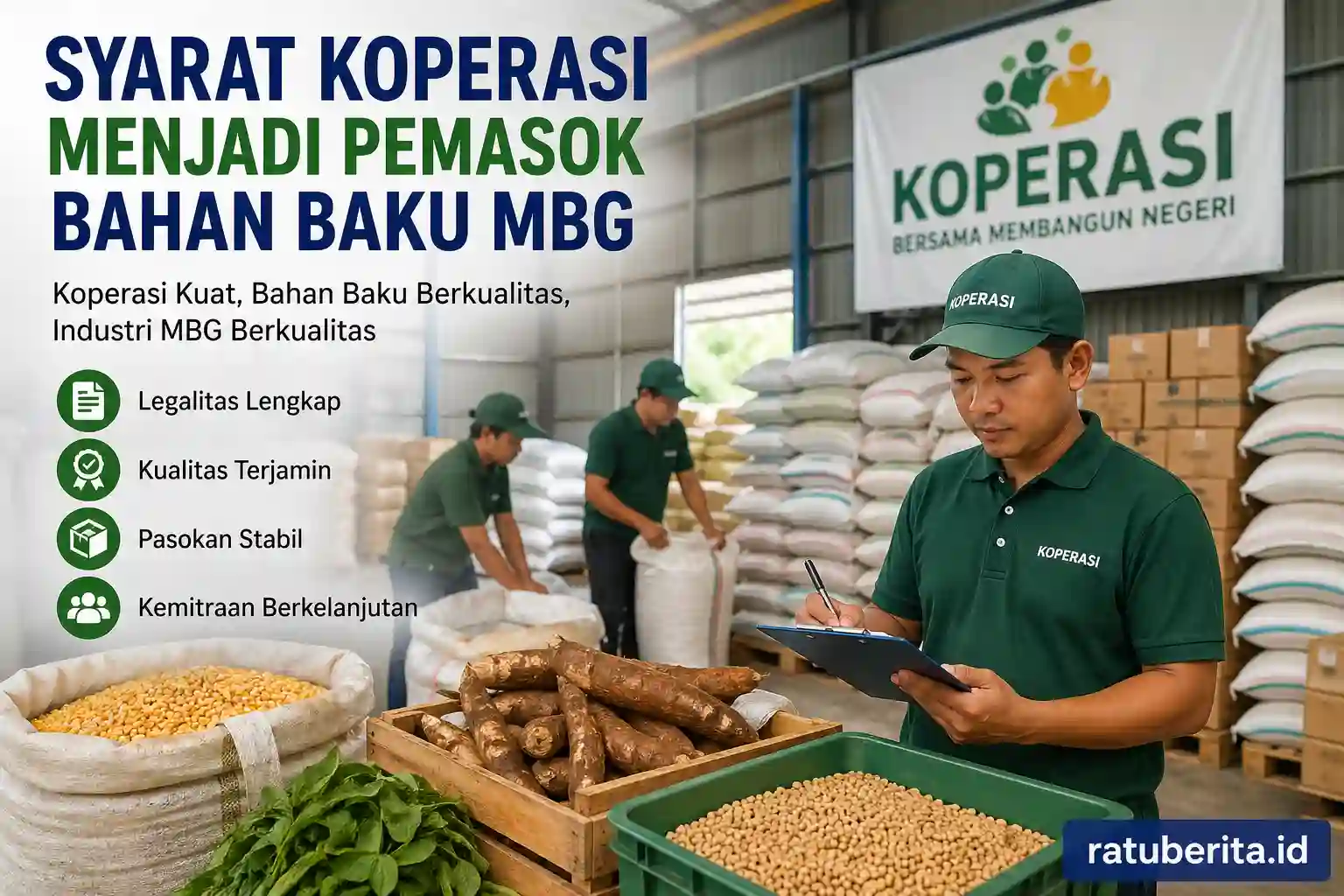 Syarat Koperasi Menjadi Pemasok Bahan Baku Mbg