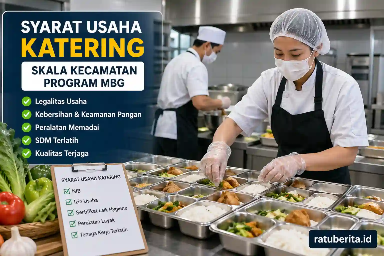 Syarat Usaha Katering Skala Kecamatan Program Mbg