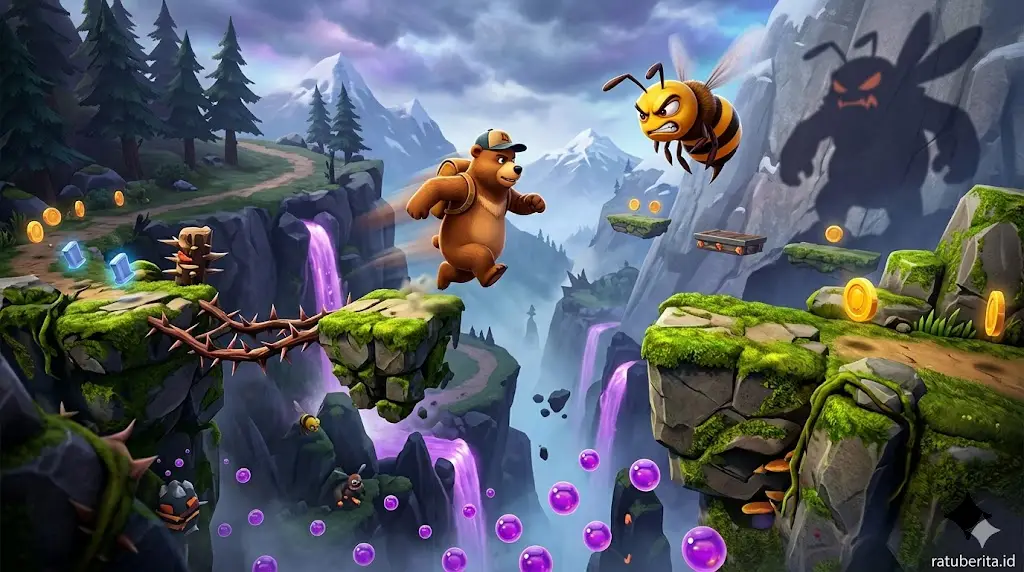 Tantangan Bermain Super Bear Adventure