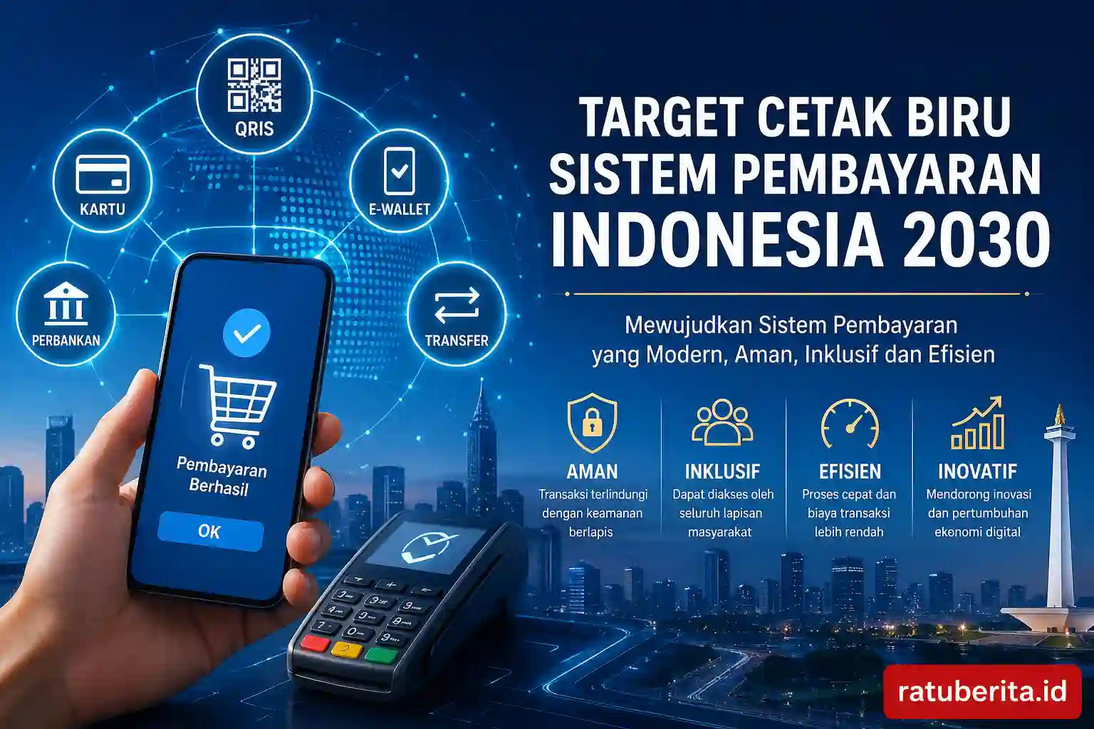Target Cetak Biru Sistem Pembayaran Indonesia 2030