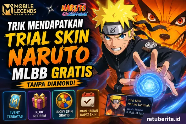 Trik Mendapatkan Trial Skin Naruto Mlbb Gratis