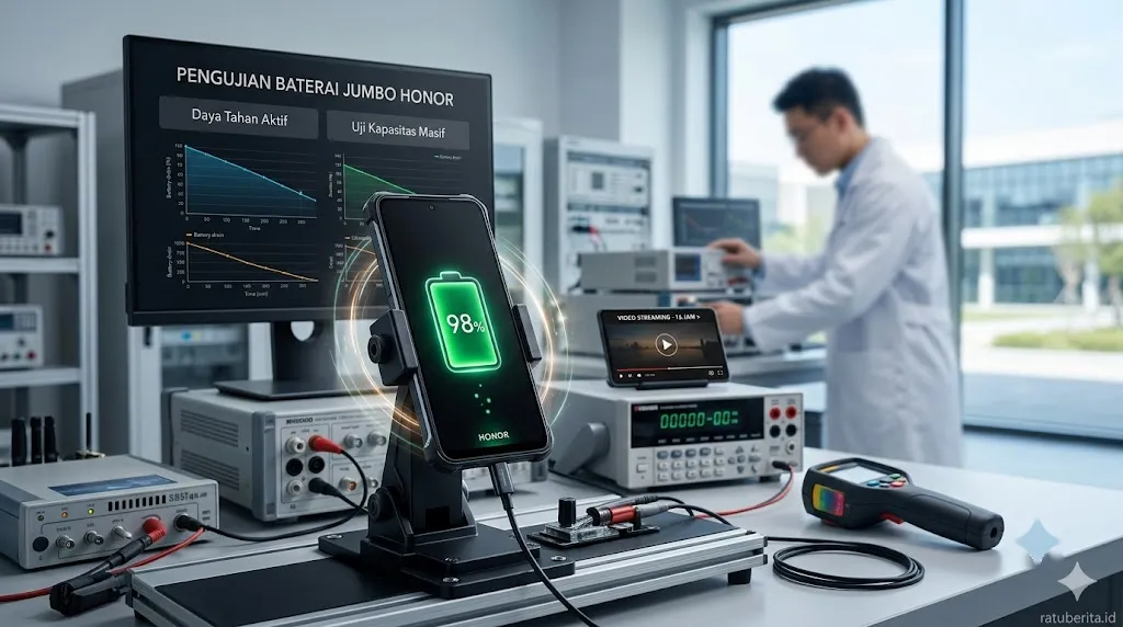 Uji Coba Ponsel Baterai Jumbo Honor
