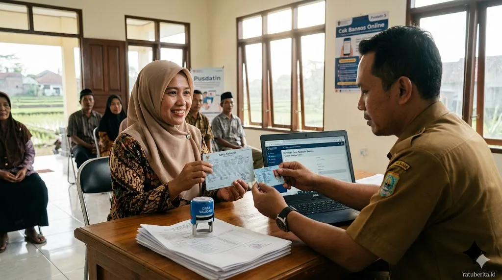 Verifikasi Pusdatin Bansos Inflasi