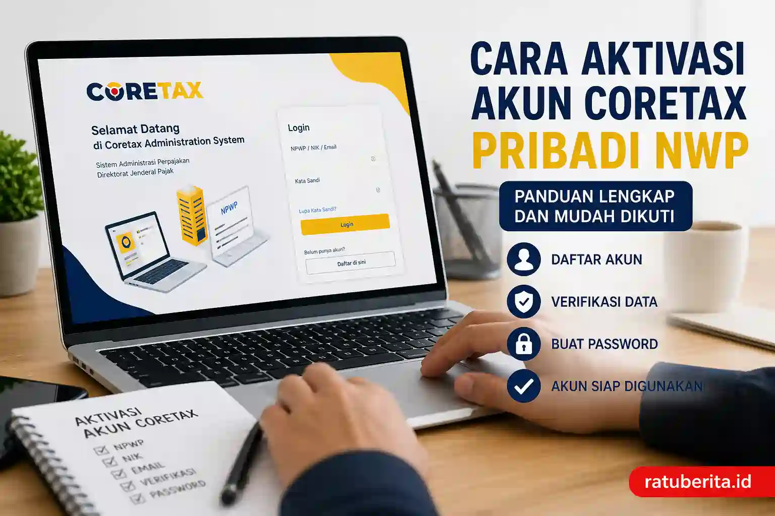 Cara Aktivasi Akun Coretax Pribadi Nwp