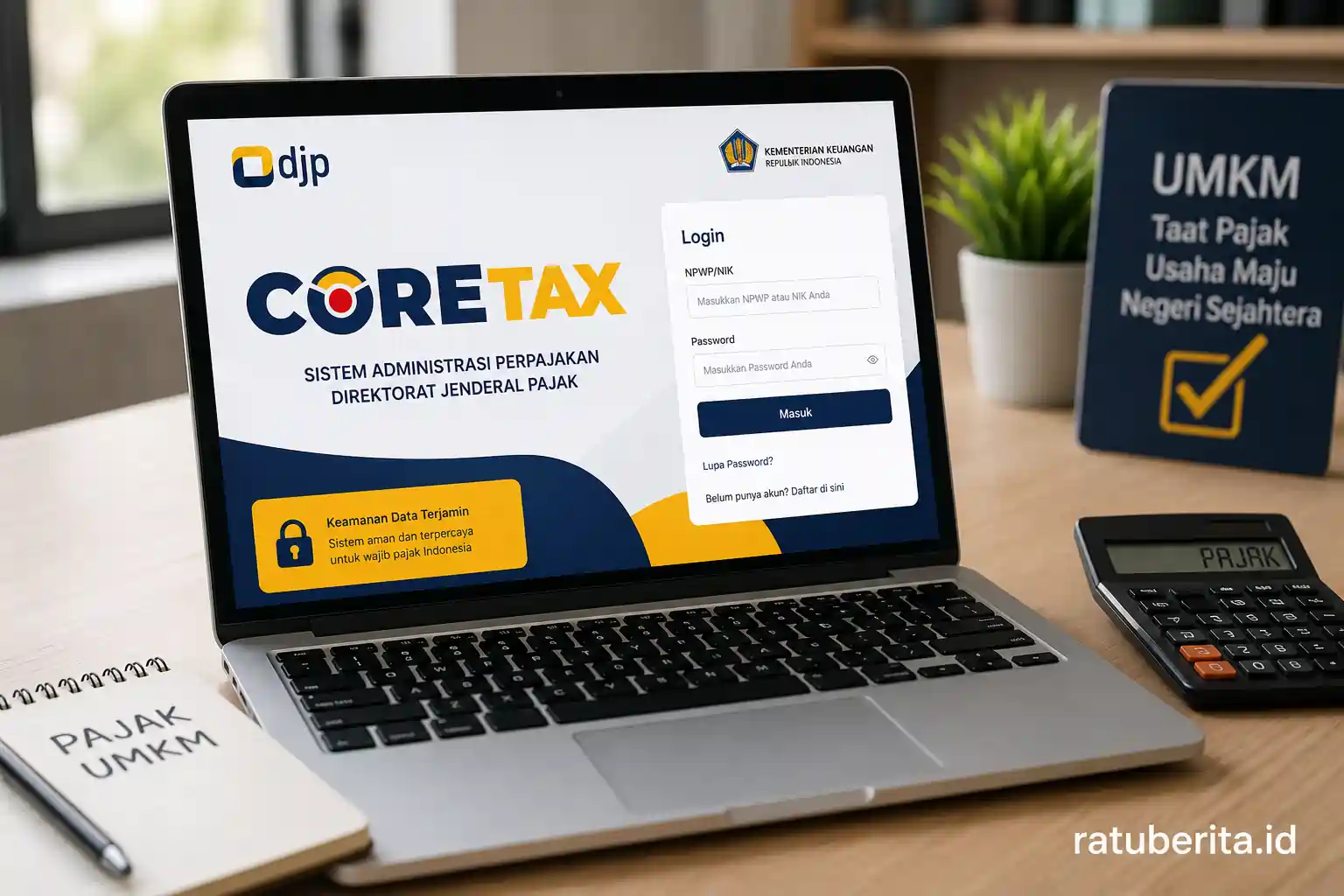Login Coretax Djp Pajak Umkm Online