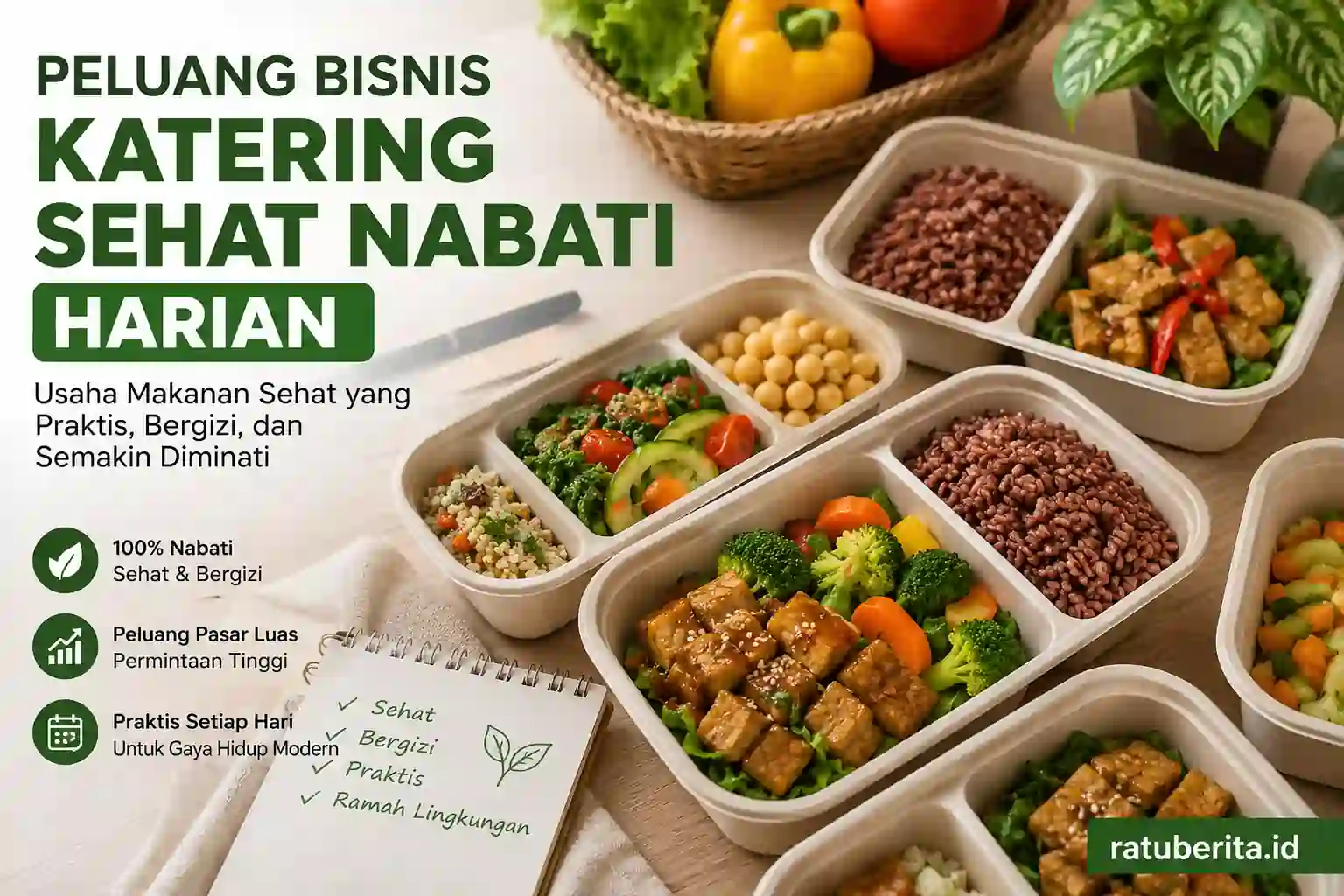 Peluang Bisnis Katering Sehat Nabati Harian