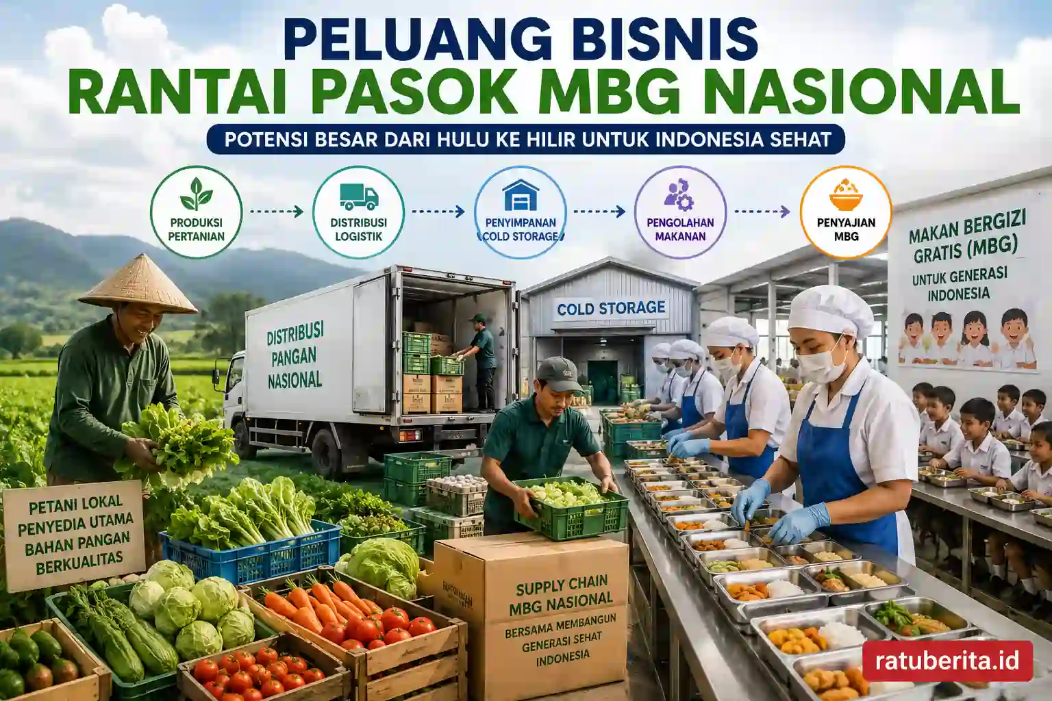 Peluang Bisnis Rantai Pasok Mbg Nasional