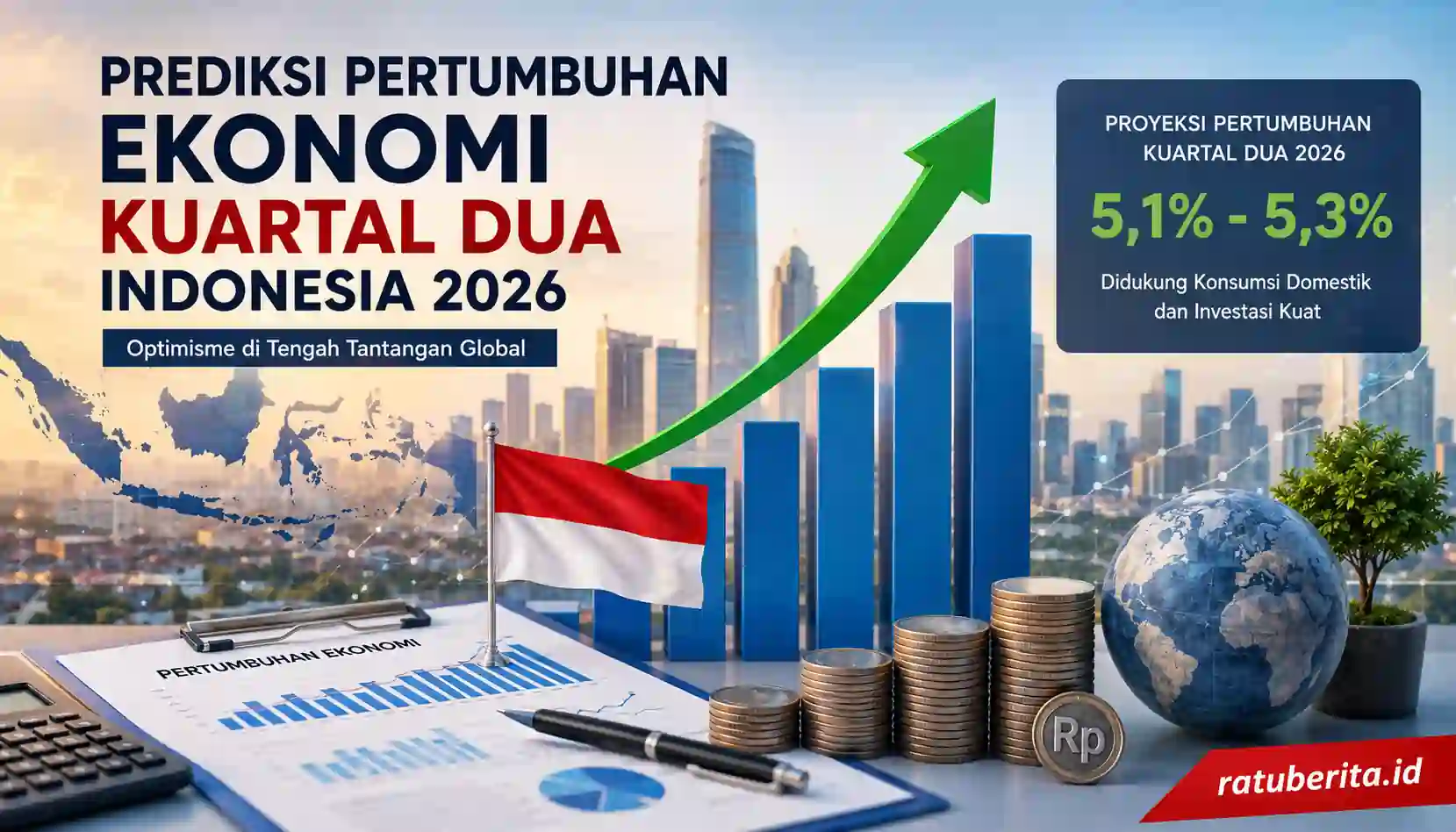 Prediksi Pertumbuhan Ekonomi Kuartal Dua Indonesia