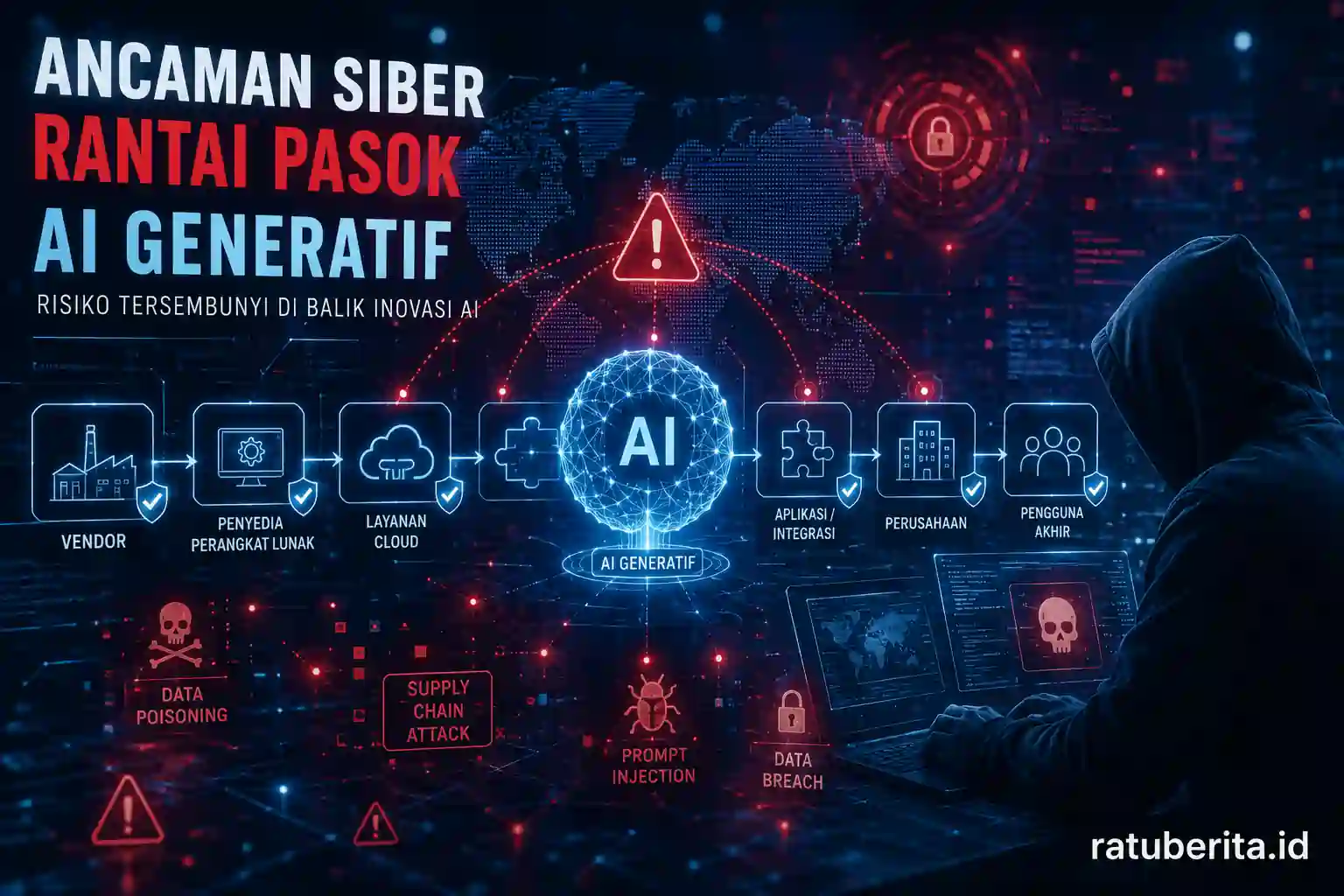 Ancaman Siber Rantai Pasok Ai Generatif
