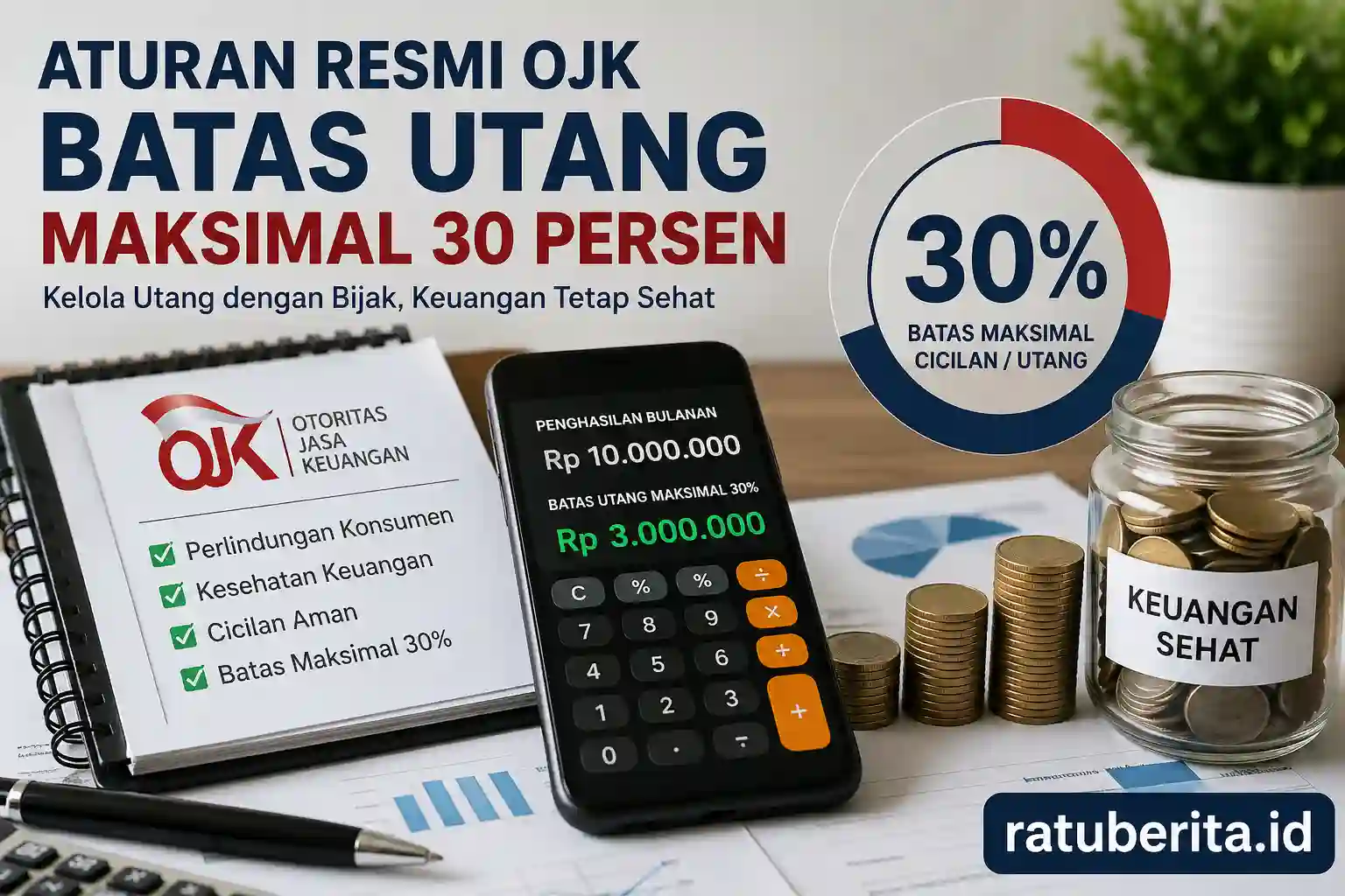 Aturan Resmi Ojk Batas Utang Maksimal 30 Persen