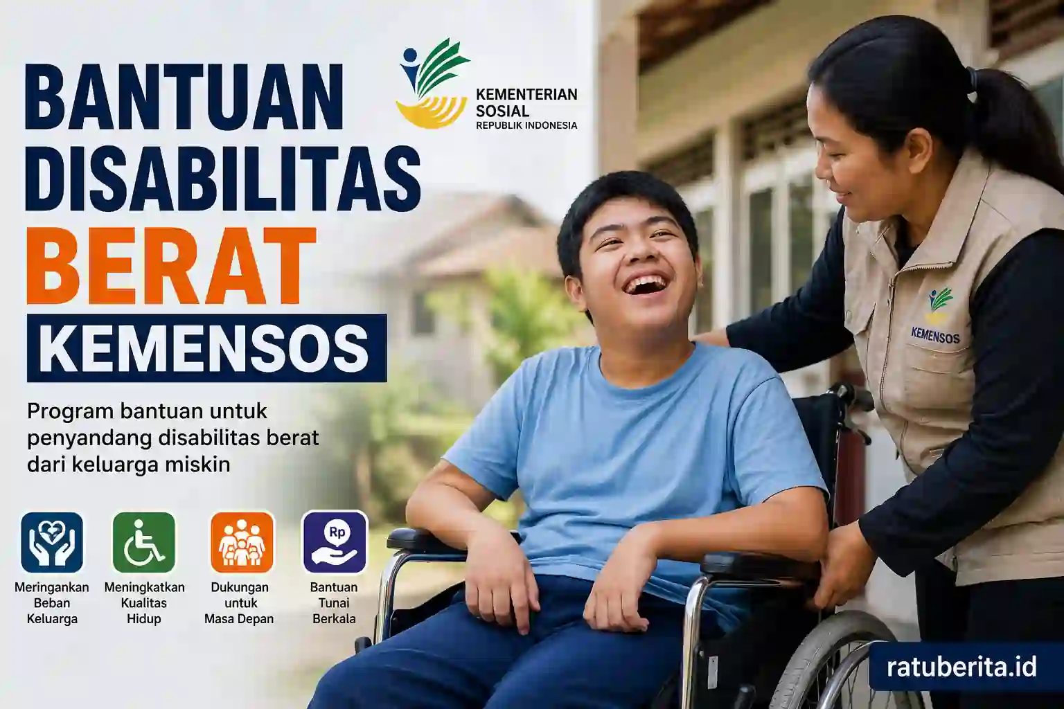 Bantuan Disabilitas Berat Kemensos