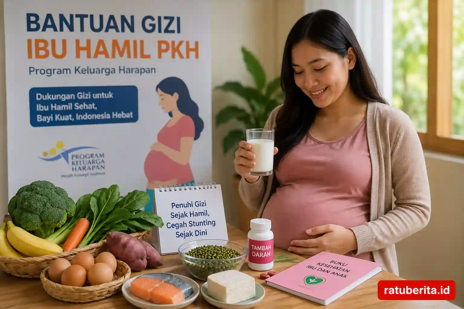 Bantuan Gizi Ibu Hamil PKH
