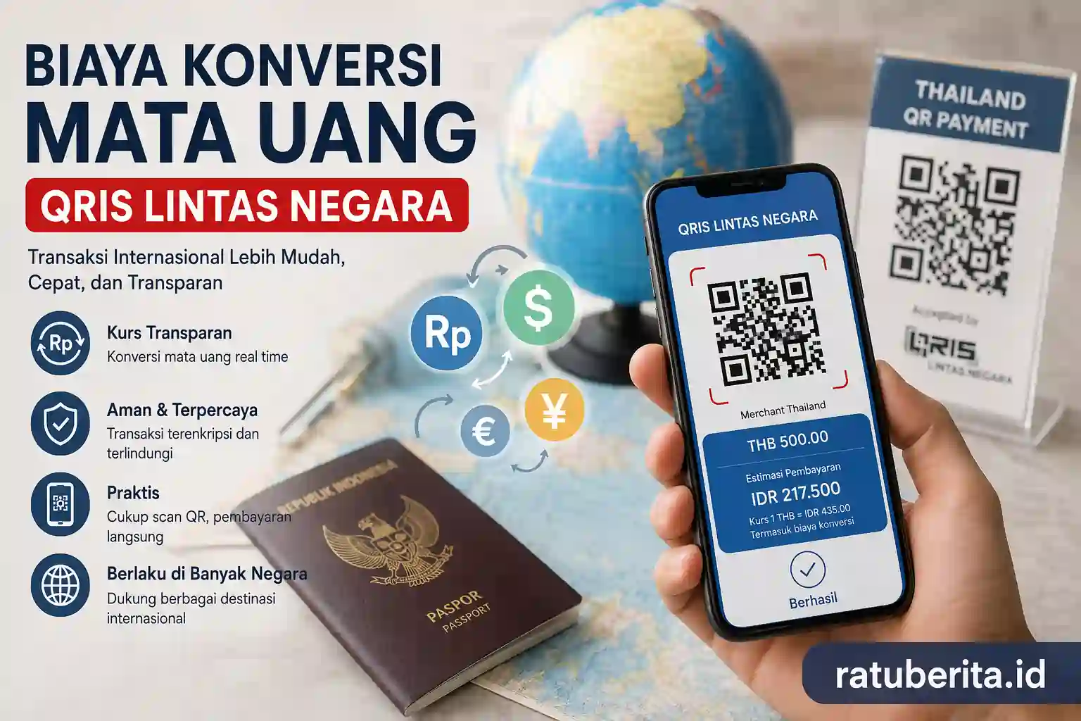 Biaya Konversi Mata Uang Qris Lintas Negara