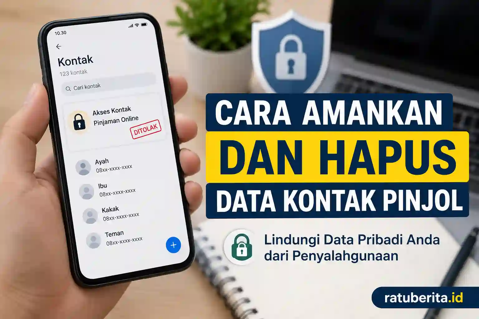 Cara Amankan Dan Hapus Data Kontak Pinjol